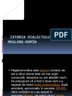 Istoria Dialectului Megleno-Romîn