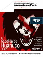 La Rebelión de Huánuco de 1812. Héctor Huerta Urtado. 2018 PDF