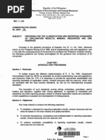 DAO 2010-09 - Providing For The Classification and Reporting Standards of Exploration Results, Mineral Resources and Ore Reserves