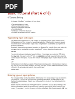 Basic Tutorial (Part 6 of 8) : 6 Typeset Editing