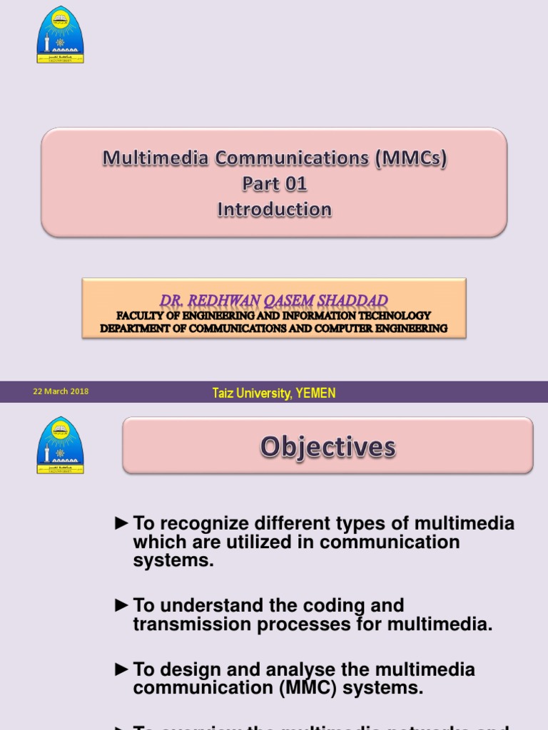 Multimedia Communication Systems Overview | PDF | Quality Of Service ...