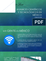 Avances Científicos y Tecnológicos en México