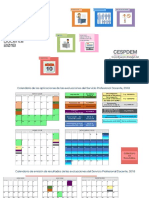 Calendario Evaluaciones Spd 2018