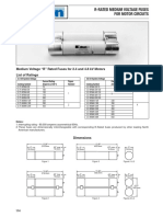 Application for HV Motor Circuit Fuses