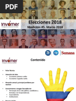 Encuesta Elecciones 2018 Marzo Medición #5