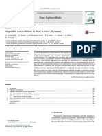 Vegetable Nanocellulose in Food Science