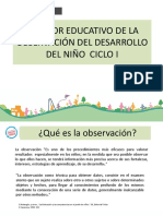 La importancia de la observación del desarrollo infantil