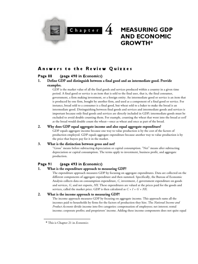 Understanding GDP and Economic Growth | PDF | Gross Domestic Product ...