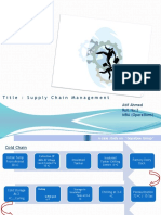 Gopaljee Group, Gopal Dixit, MD: Title: Supply Chain Management