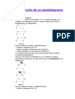 Construcción de Un Paralelogramo