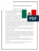 24 de Febrero Día de La Bandera Mexicana