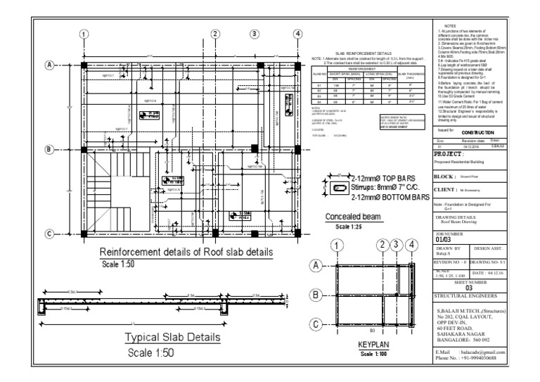 Roof Slab Drawing Pdf Architectural Elements Concrete The lap splice length of bars in tension shall where layers of reinforcement are to be detailed, as in the faces of deck slabs or walls, the. roof slab drawing pdf architectural