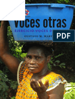Ejercicio Voces Del Sur. Gustavo Martin. 2018