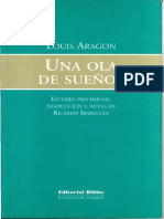 Louis Aragon Una Ola de Suenos. Estudio