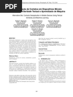 Deduplicação de contatos em dispositivos movéis