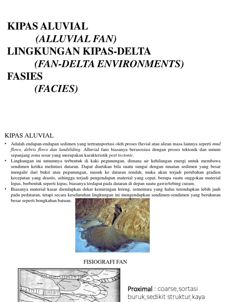 Fan Alluvial Pdf