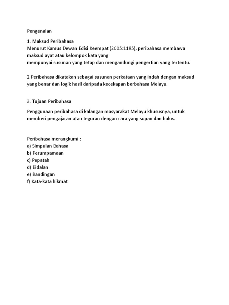 Peribahasa Sastera Pdf