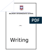 Writing: Belmont Intermediate School