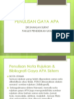 Penulisan Nota Rujukan & Bibliografi Gaya APA Sistem.pptx