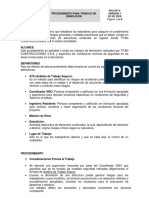 Procedimiento para Trabajo de Demolicion PDF