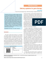 Delivery Systems For Gene Therapy: Review Article