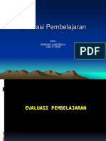 Evaluasi Pembelajaran MAN