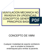 Ventilacion No Invasiva en Urgencia (Cpap)