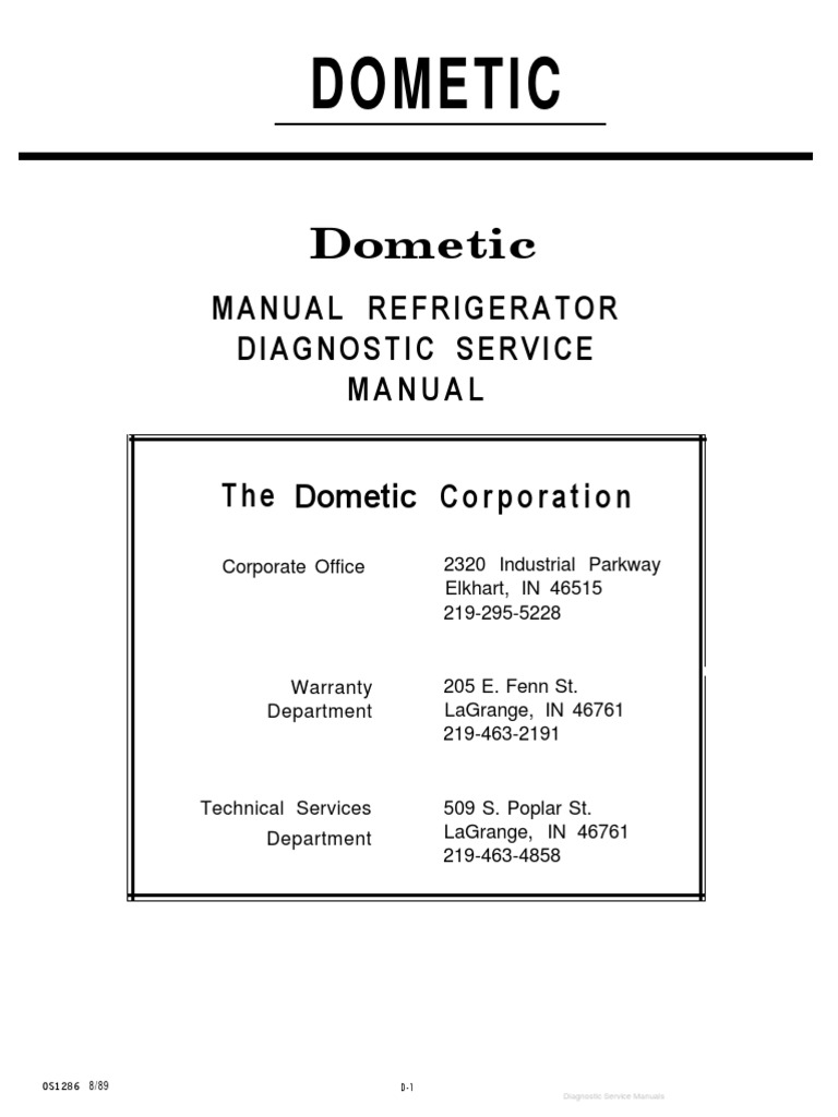 dometic-service-manual.pdf | Air Conditioning | Thermostat