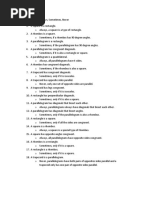 Quadrilateral - Always, Sometimes. Never (Answers)