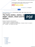 The Verbs Stellen, Stehen, Legen, Liegen, Setzen, Sitzen and Hängen in German PDF