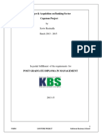 Merger & Acquisition On Banking Sector Capstone Project by Savio Basimalla Batch 2013 - 2015