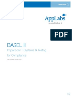 Basel Ii: Impact On IT Systems & Testing For Compliance