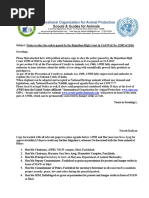 Petition for Cows before the Hon'ble Civil Judges in Haryana - Abhishek Kadyan