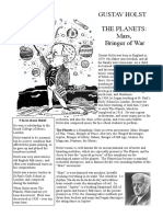 Holst - Mars Worksheet 1