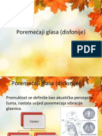 Poremećaji Glasa (Disfonije)