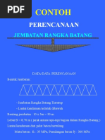 Contoh Perencanaan Jembatan Rangka Batang (Slide)