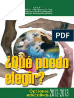 Guía ¿Qué Puedo Elegir Anep 2012-2013