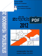 Laos Statistical Year Book 2012