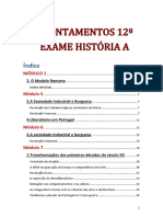 Resumos Exame Nacional História A