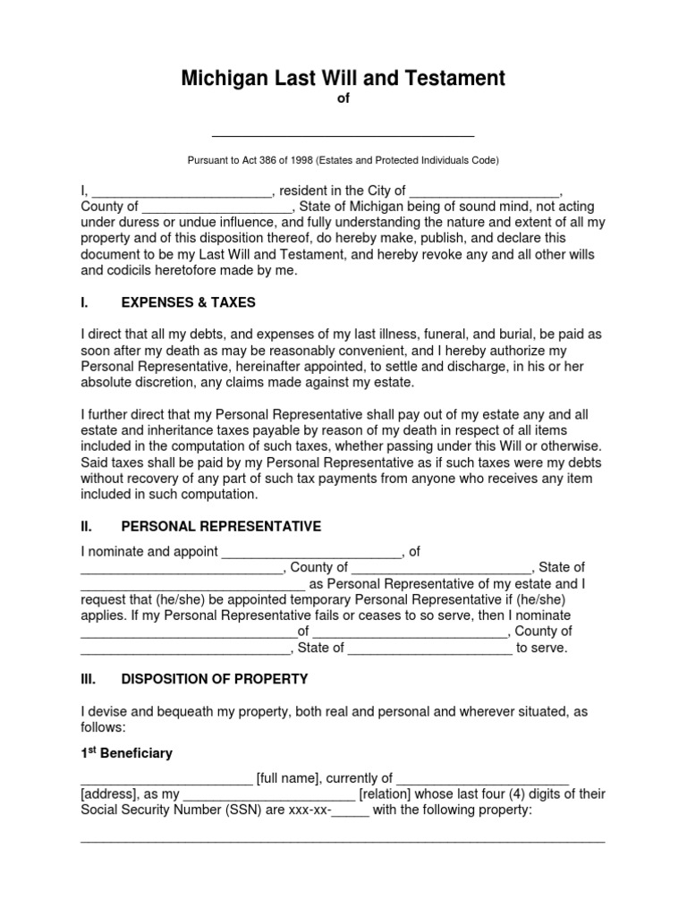 michigan-last-will-and-testament-template-pdf-will-and-testament-loans