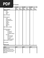 SAMHSA Budget Narrative Template Guide | PDF | Control Key | Computing