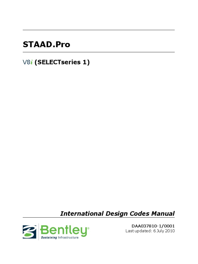 International Codes V8i | PDF | Bending | Beam (Structure)