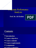 Corporate Performance Analysis