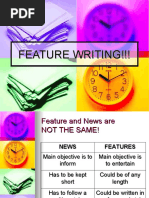 Download Feature Writing by mannrentoy SN37470097 doc pdf