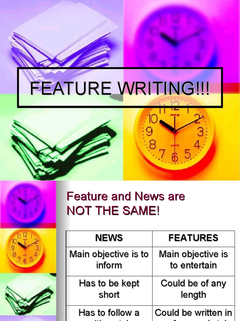 Feature Writing | PDF | Cognition | News Media