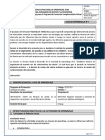 Guía de aprendizaje SENA ventas perfiles clientes