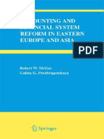 Accounting and Financial System Reform in Eastern Europe and Asia