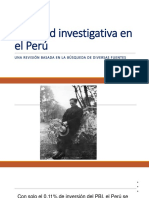 Realidad Investigativa en El Perú