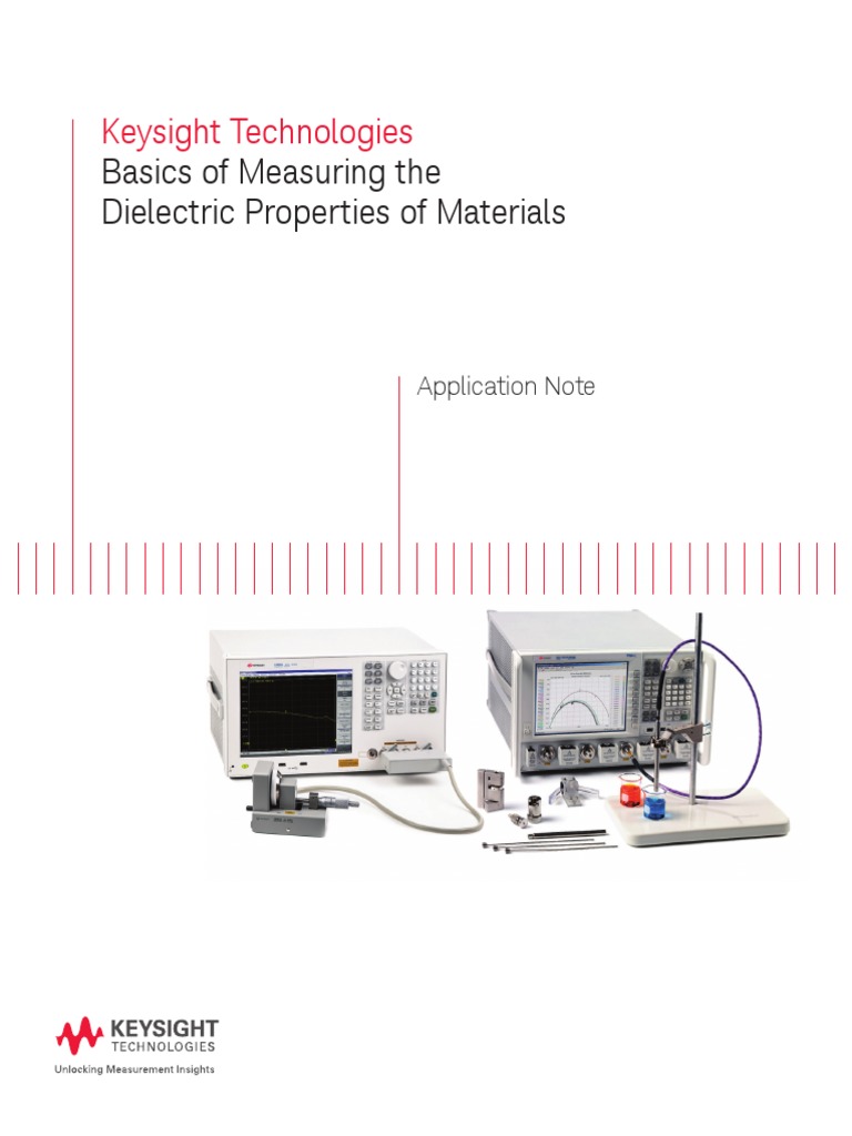 Basics of Measuring The Dielectric Properties of Materials: Keysight ...