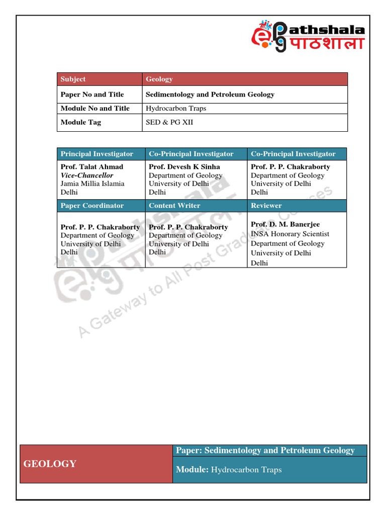 Hydrocarbon Traps in Petroleum Geology | PDF | Petroleum Reservoir ...